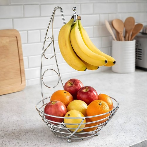 Chrome fruit bowl - in, 1