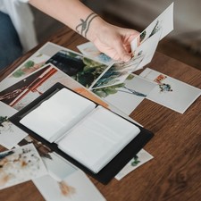  Photo Album Scrapbook Small Albums Heart Hollow Mini Memorial Card