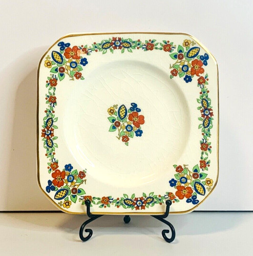 Vintage side plate art - side, deco