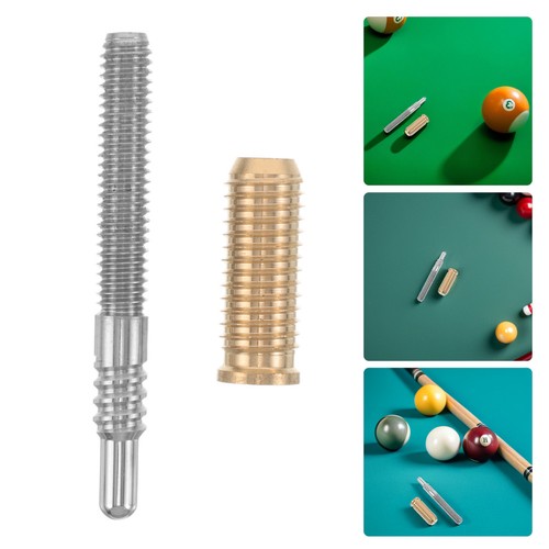 3pcs stainless steel pool cue - stainless,