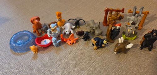 Toy animal bundle with food - with,
