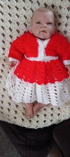 Set Of Crochet Doll Clothes For  18 Inch  reborn. 