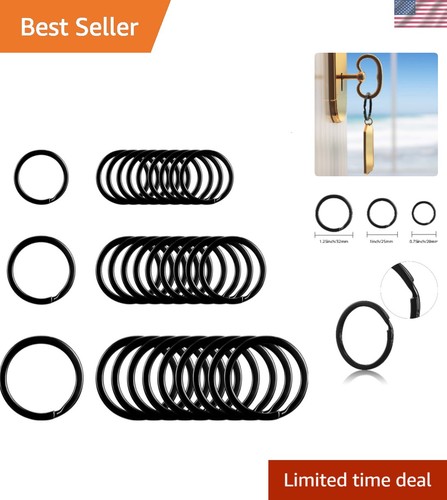 Flat secure key - secure, rings