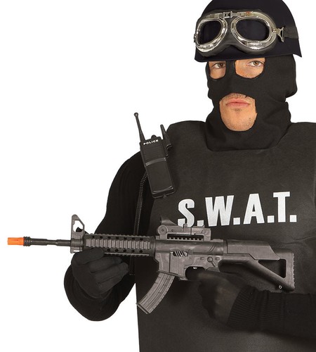 Black machine gun toy war - gun,