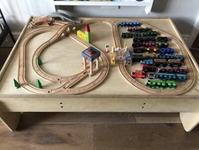 Thomas The Tank Engine Wooden Railway Bundle - Track, Table And Wooden Engines