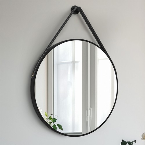 Modern round wall mirror - round,