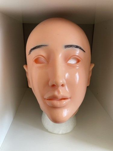 Silicone female mask full head - female,