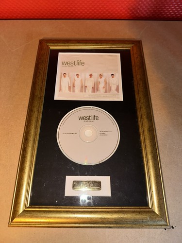 Westlife signed framed - signed, cd