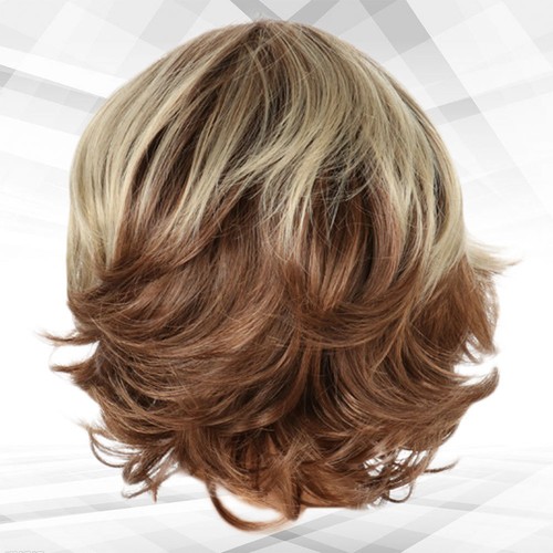 Short wig gradient color - gradient,