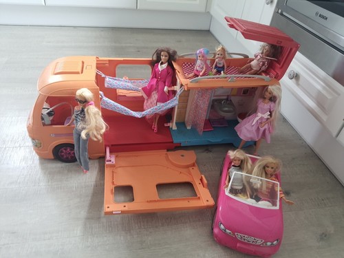 Barbie chelsea caravan shelly - barbie,