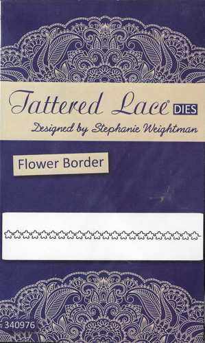 Tattered lace flower - lace, border