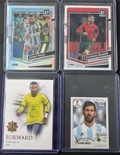 Panini Donruss Holo Optic Silver Lionel Messi Argentina & Ronaldo Neymar Cards