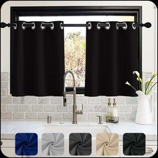 Kitchen Blackout Curtains Set