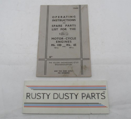 Mk10d mk6e villers spare parts - villers,