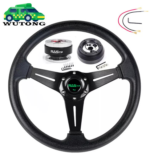 Black steering wheel quick - black,
