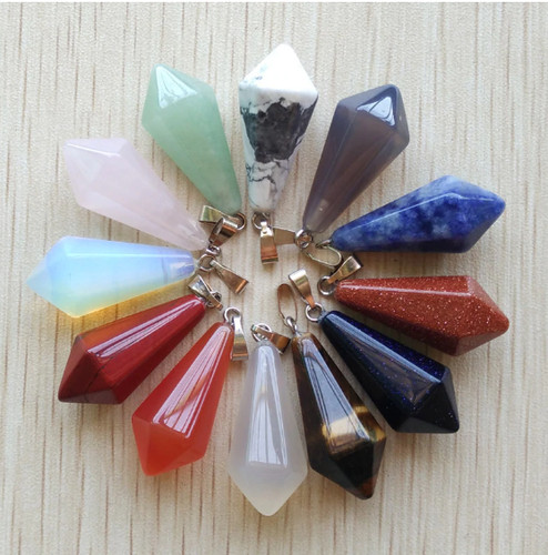 Pointed pillar crystal - pillar,