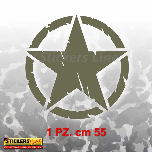 Star sticker 55x55 - star, cm