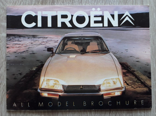 Citroen range brochure 1981 - range,