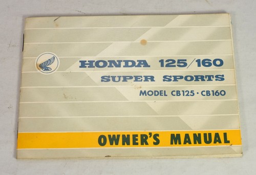 Honda 125 160 super - honda, sports