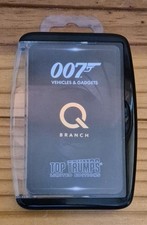 TOP TRUMP JAMES BOND LIMITED EDITIONS - 007 VEHICLES & GADGETS Q BRANCH - CARDS 