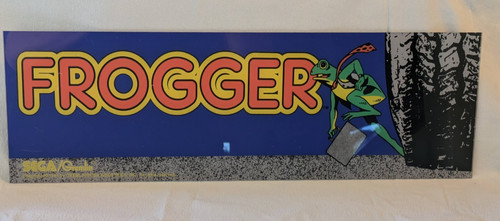 Frogger arcade marquee - frogger, (arcade