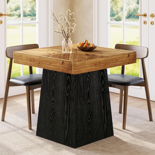 Solid wood square - wood, dining