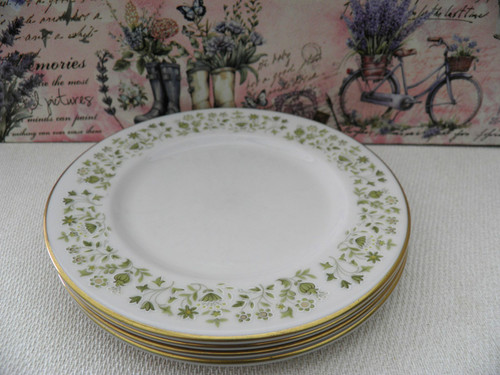 Vintage set tea - vintage, plates