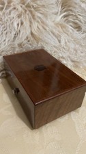 ANTIQUE  SWISS  WOOD MUSIC BOX
