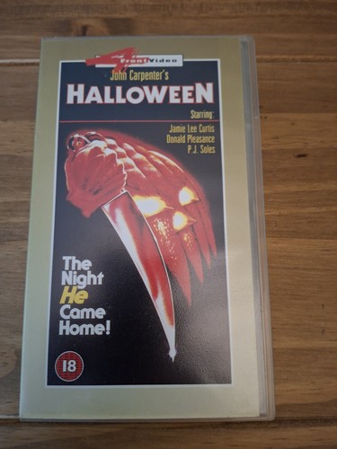 Halloween 1978 vhs pal - vhs, vgc