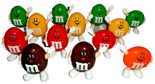 Vintage figures sweet - vintage, m&ms