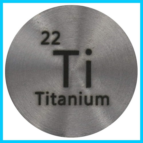 Titanium 26mm metal disc - 24.26mm,