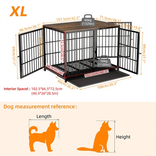 Large wooden dog crate - large,
