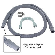 Extension Drain Hose Water Pipe  For Whirlpool Washing Machine 1.5M Kit