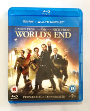 The World's End BLU RAY Starring Simon Pegg Nick frost