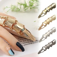 Halloween Full Finger Joint Armor Punk Rings Finger Claw Ring Rock Scroll