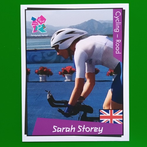 Sarah storey cycling panini - sarah,