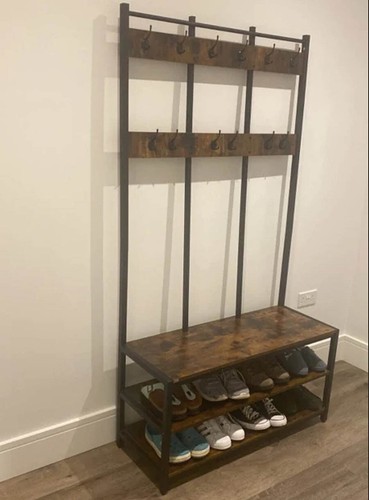 Industrial coat rack rustic - industrial,
