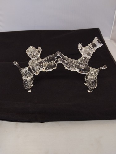 Dancing poodles glass - poodles,