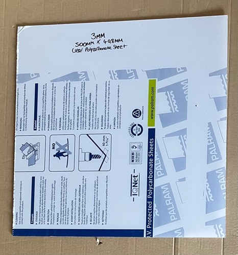 3mm clear polycarbonate sheet - 3mm,