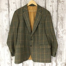 MAGEE Men's Blazer Jacket 44” Olympic T2 Houndstooth Wool Country Check UK Made