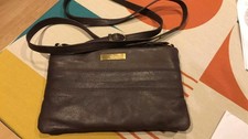 Rowallan Cross Body/Shoulder Small  Brown Leather Handbag Excellent Condition