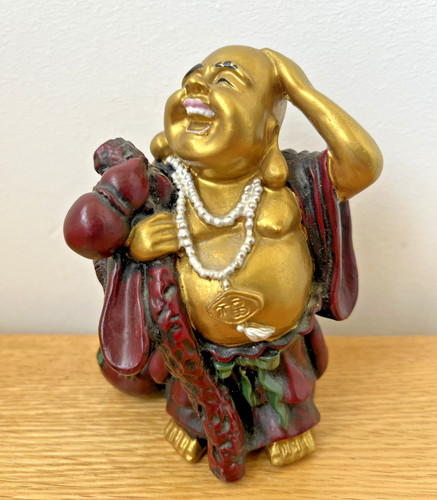 Vintage laughing buddha money - buddha,
