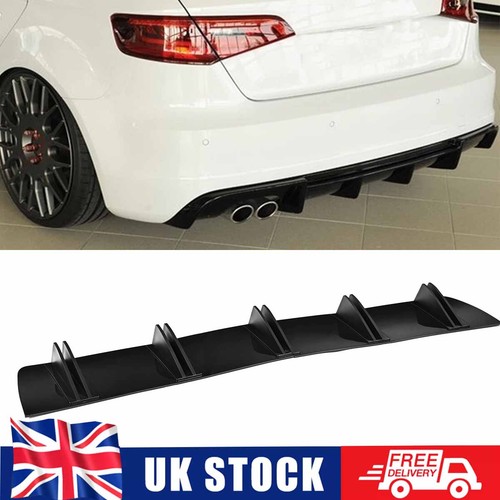 Rear diffuser fins bumper - rear,