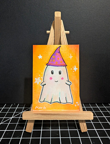Aceo original watercolour - aceo,