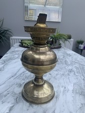 Antique Oil Lamp Brass