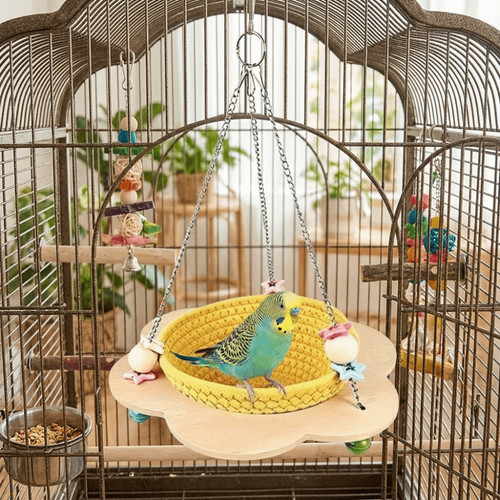 Cozy parrots hammock - parrots, round