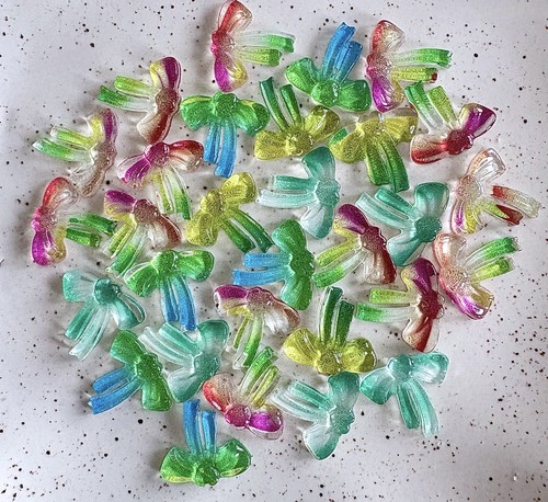30pcs multicoloured resin - multicoloured,