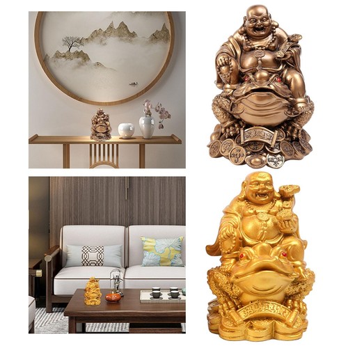 Laughing buddha sit statue - laughing,