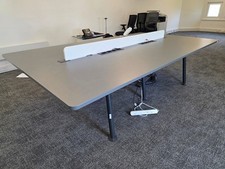 Techo 4-Person Bench Desk Pod of 4 Office Workstation. ?FAST UK DELIVERY ?