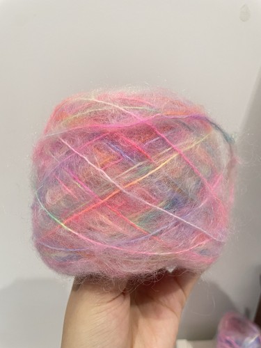 Hand dyed brushed long pile - hand-dyed, long-pile